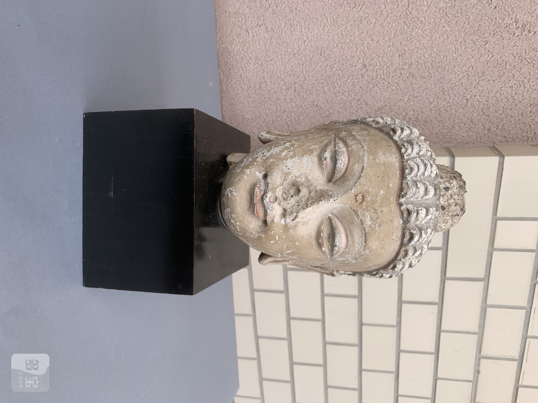 A STUCCO HEAD OF BUDDHA SHAKYAMUNI - 图6